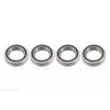 G-Force 0500-018 Chrome Ball Bearing ABEC 3 rubber shielded 10X16X4 - MR1016-2RS (4 pcs)