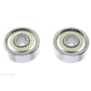 G-Force 0550-020 Chrome Ball Bearing ABEC 3 metal shielded 4X13X5 - MR624ZZ (2 pcs)