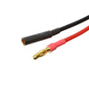 G-Force 1052-001 4mm Gold Connector Male + Female 14AWG 10cm (1pc)