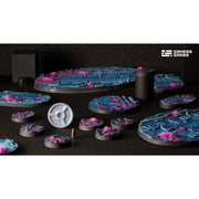 Gamers Grass GGB-AIR28 Alien Infestation Bases Round 28mm 8pc