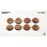 Gamers Grass GGB-BLR28 Badlands Bases Round 28mm 8pc