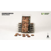 Gamers Grass GGB-BLR28 Badlands Bases Round 28mm 8pc
