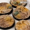 Gamers Grass GGB-DR32 Battle Ready Deserts of Maahl Round Bases 32mm 8pc