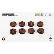 Gamers Grass GGB-NCDR25 Nomad Crew Deck Round 25mm 8pc