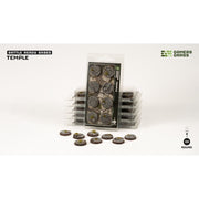Gamers Grass GGB-TR28 Temple Bases Round 28mm 8pc