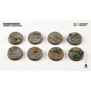 Gamers Grass GGB-UWR28 Urban Warfare Bases Round 28mm 8pc