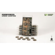 Gamers Grass GGB-UWR28 Urban Warfare Bases Round 28mm 8pc