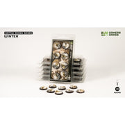 Gamers Grass GGB-WR28 Winter Bases Round 28mm 8pc