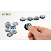 Gamers Grass Battle Ready Toppers Frost Lake Round 25mm 12pc