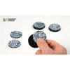 Gamers Grass Battle Ready Toppers Frost Lake Round 40mm 5pc
