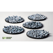 Gamers Grass Battle Ready Toppers Frost Lake Round 40mm 5pc