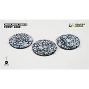 Gamers Grass Battle Ready Toppers Frost Lake Round 50mm 3pc