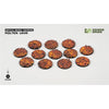 Gamers Grass Battle Ready Toppers Molten Lava Round 25mm 12pc