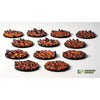 Gamers Grass Battle Ready Toppers Molten Lava Round 25mm 12pc