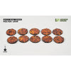 Gamers Grass Battle Ready Toppers Molten Lava Round 28mm 10pc
