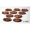 Gamers Grass Battle Ready Toppers Molten Lava Round 28mm 10pc