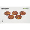 Gamers Grass Battle Ready Toppers Molten Lava Round 40mm 5pc