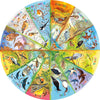 Gibsons 037067 Birds Of The Year Circular 500pc Jigsaw Puzzle