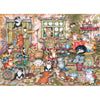 Gibsons 064285 Courtyard Cats 1000pc Jigsaw Puzzle