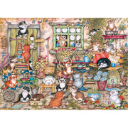 Gibsons 064285 Courtyard Cats 1000pc Jigsaw Puzzle
