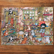 Gibsons 064285 Courtyard Cats 1000pc Jigsaw Puzzle