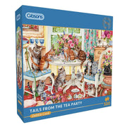 Gibsons Tails from the Tea Party 500pc Jigsaw Puzzle