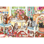 Gibsons Tails from the Tea Party 500pc Jigsaw Puzzle