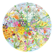 Gibsons Year In The Garden Circle 500pc Jigsaw Puzzle