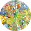 Gibsons National Trust A Year in the Forest 500pc Circular Jigsaw Puzzle