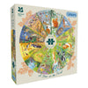 Gibsons National Trust A Year in the Forest 500pc Circular Jigsaw Puzzle