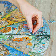 Gibsons National Trust A Year in the Forest 500pc Circular Jigsaw Puzzle
