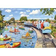 Gibsons The Boating Lake 1000pc Jigsaw Puzzle