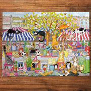 Gibsons Flea Market Moggies 1000pc Jigsaw Puzzle