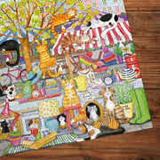 Gibsons Flea Market Moggies 1000pc Jigsaw Puzzle