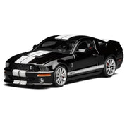 GreenLight x MotorHelix 1/64 Ford Mustang Shelby GT500 2007 Ebony Black
