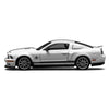 GreenLight x MotorHelix 1/64 Ford Mustang Shelby GT500 Super Snake 2007 White