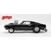 GMP 18932 1/18 1969 Mustang Gasser Show Stopper Triple Gloss Black
