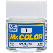 Mr Hobby (Gunze) C001 Mr Color Gloss White Lacquer Paint 10ml