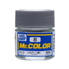 Mr Hobby (Gunze) C008 Mr Color Metallic Silver Lacquer Paint 10ml