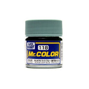 Mr Hobby (Gunze) C118 Mr Color Semi Gloss RLM78 Light Blue Lacquer Paint 10ml