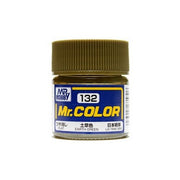 Mr Hobby (Gunze) C132 Mr Color Flat Earth Green Lacquer Paint 10ml