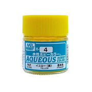 Mr Hobby (Gunze) H004 Aqueous Gloss Yellow Acrylic Paint 10ml