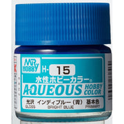 Mr Hobby (Gunze) H015 Aqueous Gloss Bright Blue Acrylic Paint 10ml
