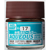 Mr Hobby (Gunze) H017 Aqueous Gloss Cocoa Brown Acrylic Paint 10ml