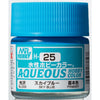 Mr Hobby (Gunze) H025 Aqueous Gloss Sky Blue Acrylic Paint 10ml