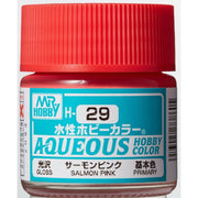 Mr Hobby (Gunze) H029 Aqueous Gloss Salmon Pink Acrylic Paint 10ml