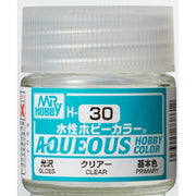 Mr Hobby (Gunze) H030 Aqueous Gloss Clear Acrylic Paint 10ml