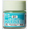 Mr Hobby (Gunze) H031 Aqueous Gloss White Green Acrylic Paint 10ml
