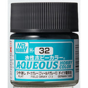 Mr Hobby (Gunze) H032 Aqueous Gloss Field Grey 1 Acrylic Paint 10ml