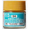 Mr Hobby (Gunze) H034 Aqueous Gloss Cream Yellow Acrylic Paint 10ml